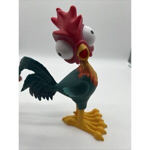 Disney Moana Squeeze & Scream Hei Hei Rooster Chicken 12" Tall Boat Snack rubber
